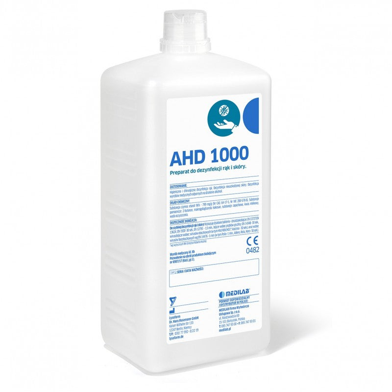 AHD 1000 Płyn do dezynfekcji rąk i skóry Medilab