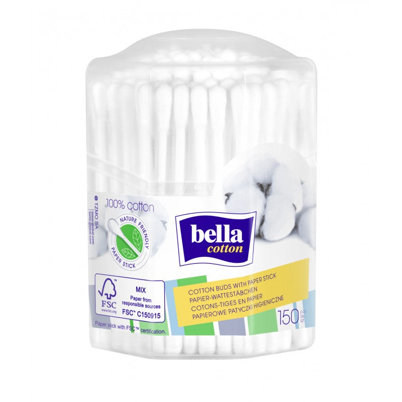 Papierowe patyczki higieniczne Bella Cotton