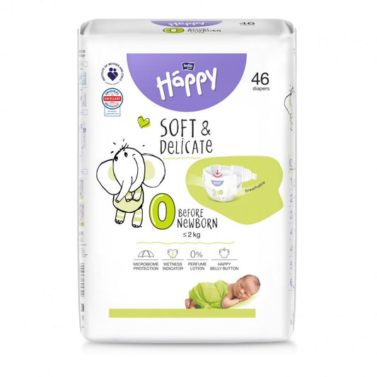 Bella Happy Pieluszki dla wcześniaków 0 Before Newborn do 2 kg