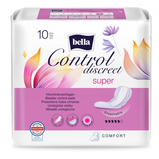 Wkładki urologiczne dla kobiet Bella Control Discreet Super