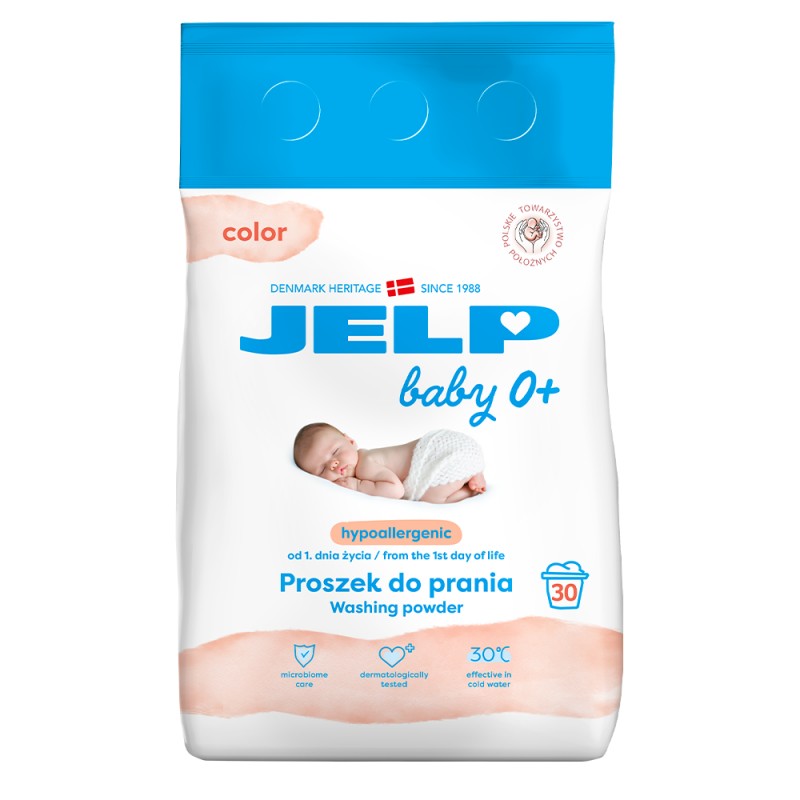 Proszek do prania kolorów JELP Baby 0+