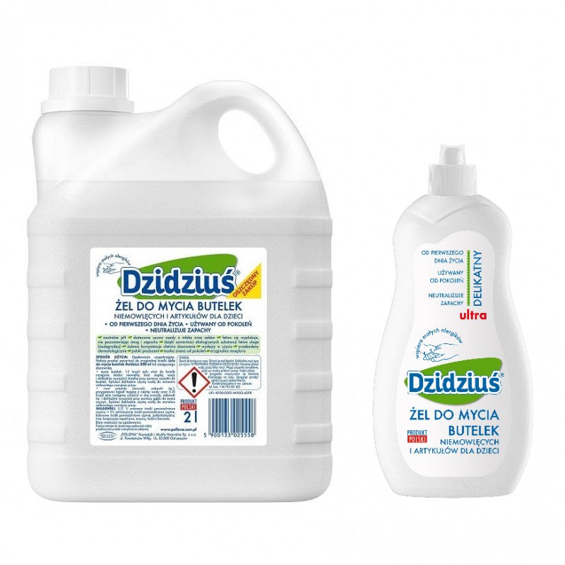 DZIDZIUŚ Hipoalergiczny żel do mycia butelek i akcesoriów 500ml