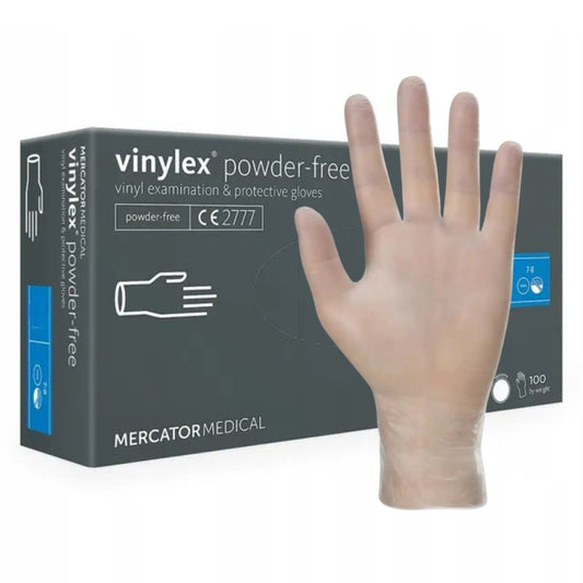 Rękawiczki winylowe Mercator Vinylex PF niepudrowane 100 szt.