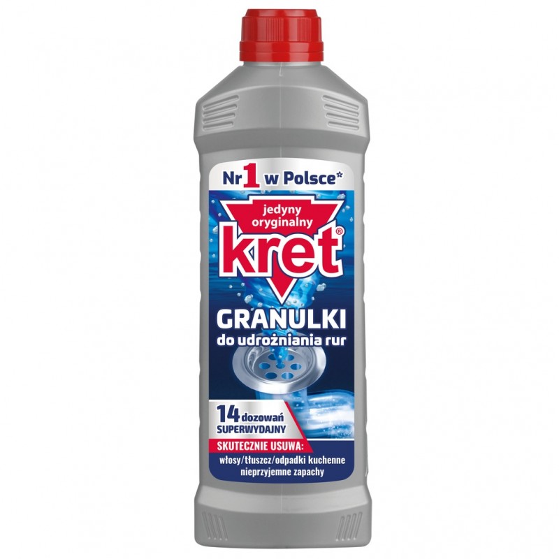 Granulki do udrożniania rur Kret 560 g