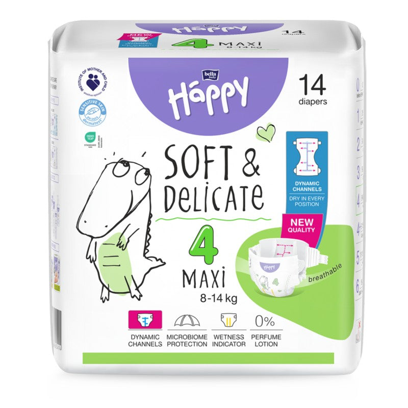 Pieluszki Bella Baby Happy 4 Maxi 8-14 kg