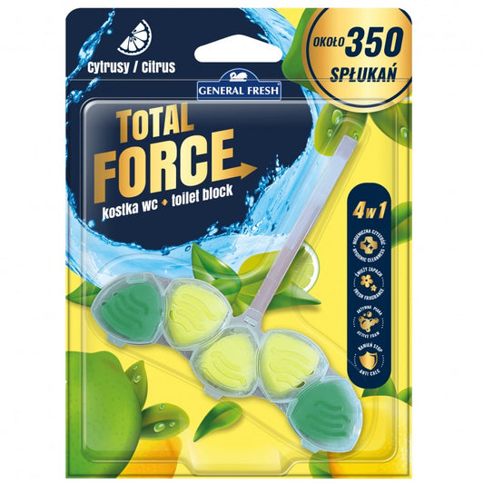 General Fresh Kostka do WC Total Force zapach cytrusowy 1 szt.