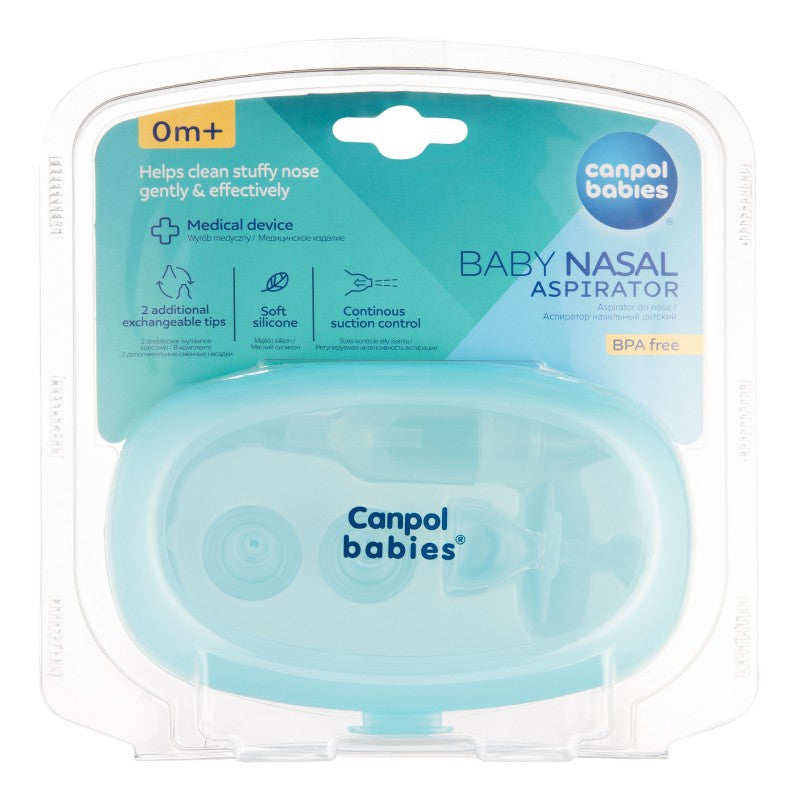 Aspirator do nosa z miękką końcówką Canpol Babies