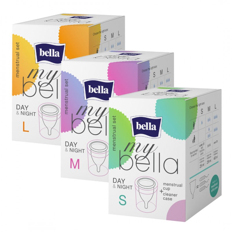 Kubeczek menstruacyjny z pojemnikiem my bella