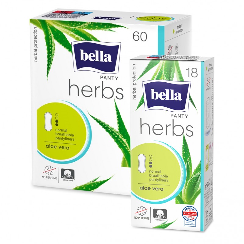 Wkładki higieniczne Bella Herbs z aloesem