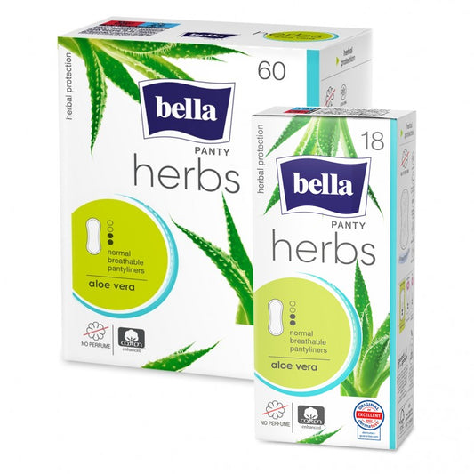 Wkładki higieniczne Bella Herbs z aloesem