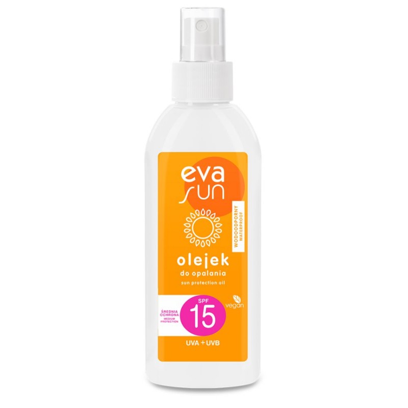 Olejek do opalania SPF 15 Eva Sun 150 ml