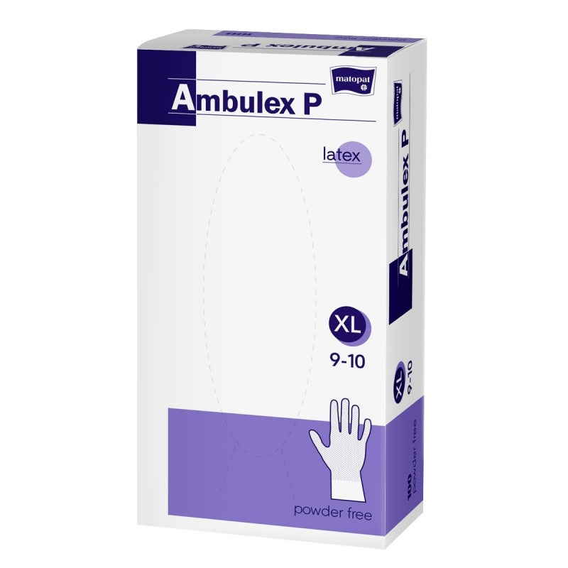 Rękawiczki jednorazowe lateksowe Ambulex i Ambulex P 100 szt.