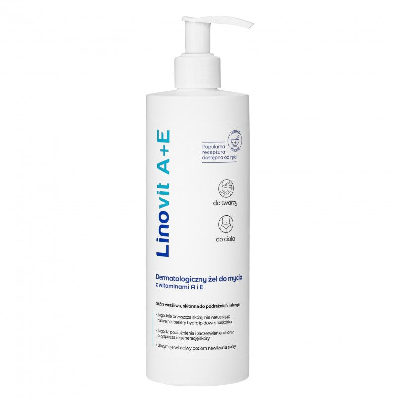 Dermatologiczny żel do mycia Ziołolek Linovit A+E 250 ml