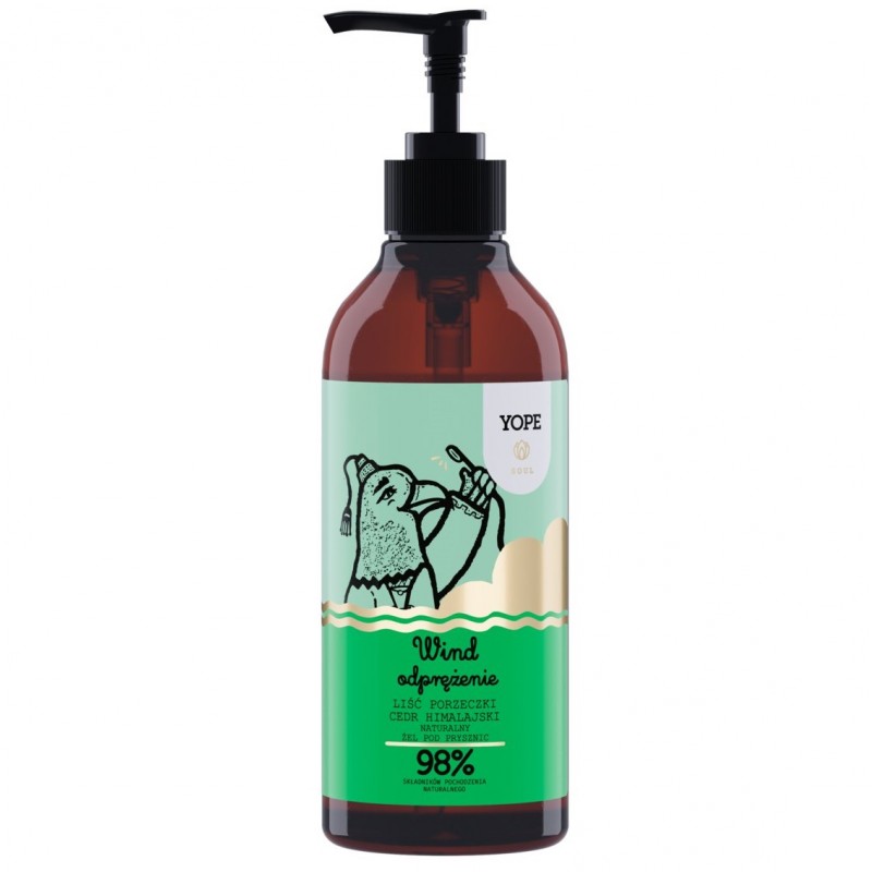 Żel pod prysznic YOPE Wind odprężenie 400 ml