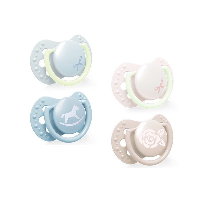 Smoczek silikonowy dynamiczny LOVI Baby Shower 2 szt.