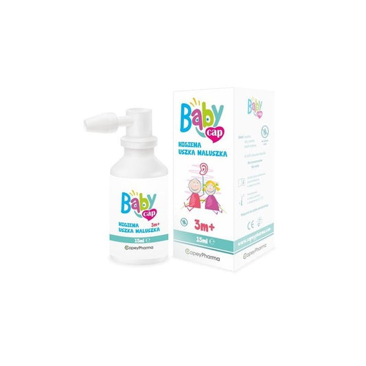 Higiena uszka maluszka BabyCap Spray usuwający woskowinę 15 ml