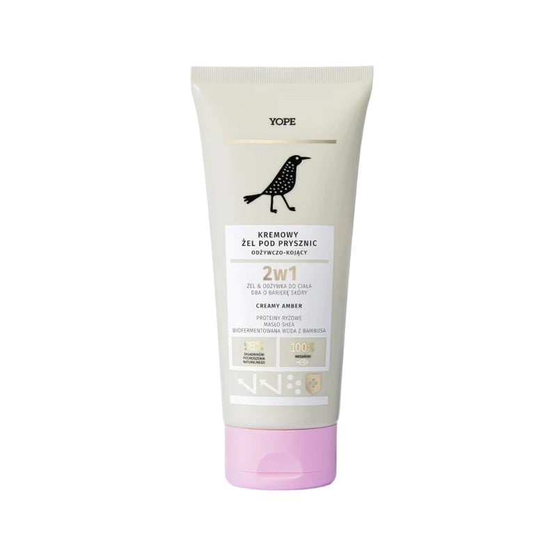 Odżywczo-kojący kremowy żel pod prysznic YOPE Creamy amber 200 ml