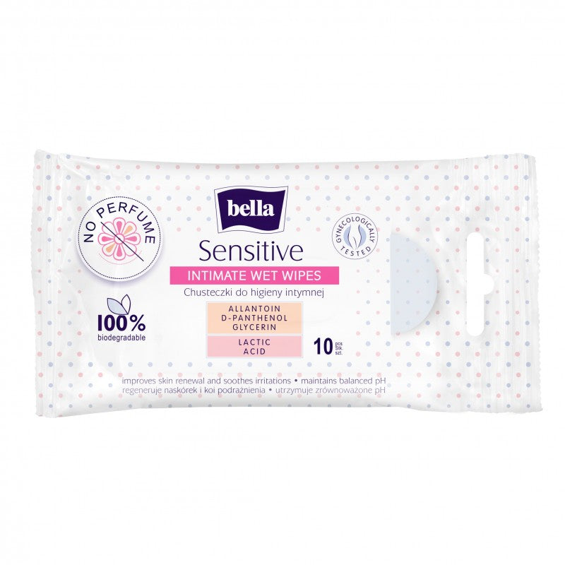 Chusteczki nasączane do higieny intymnej Sensitive Bella