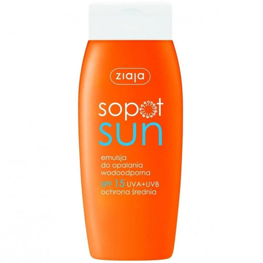 Emulsja do opalania SPF 15 Ziaja Sopot Sun 150 ml