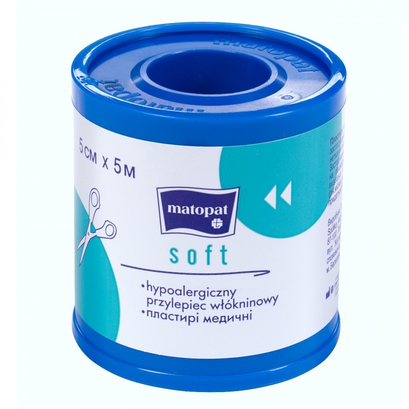 Przylepiec Soft, na szpulce, włókninowy
