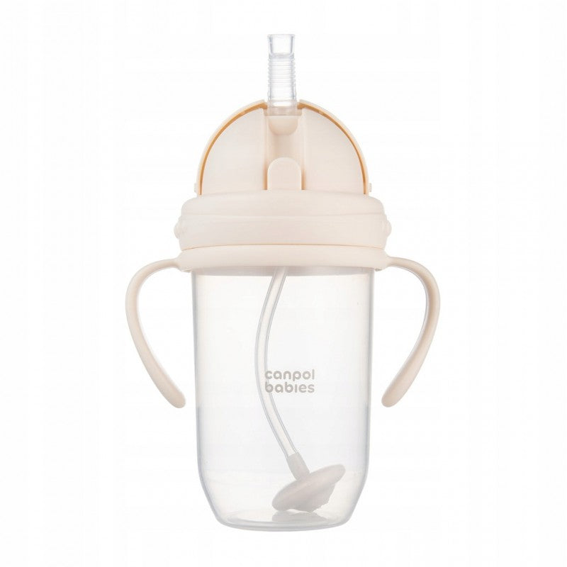 Kubek niekapek Canpol Babies z rurką i odważnikiem 270 ml