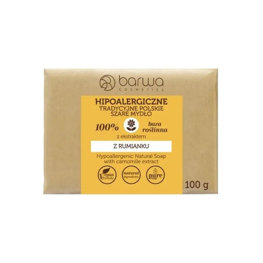 Szare mydło w kostce Barwa z ekstraktem z rumianku 100 g