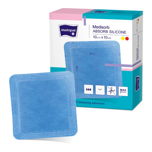 Opatrunek chłonny z silikonem Medisorb ABSORB SILICONE 10 szt.