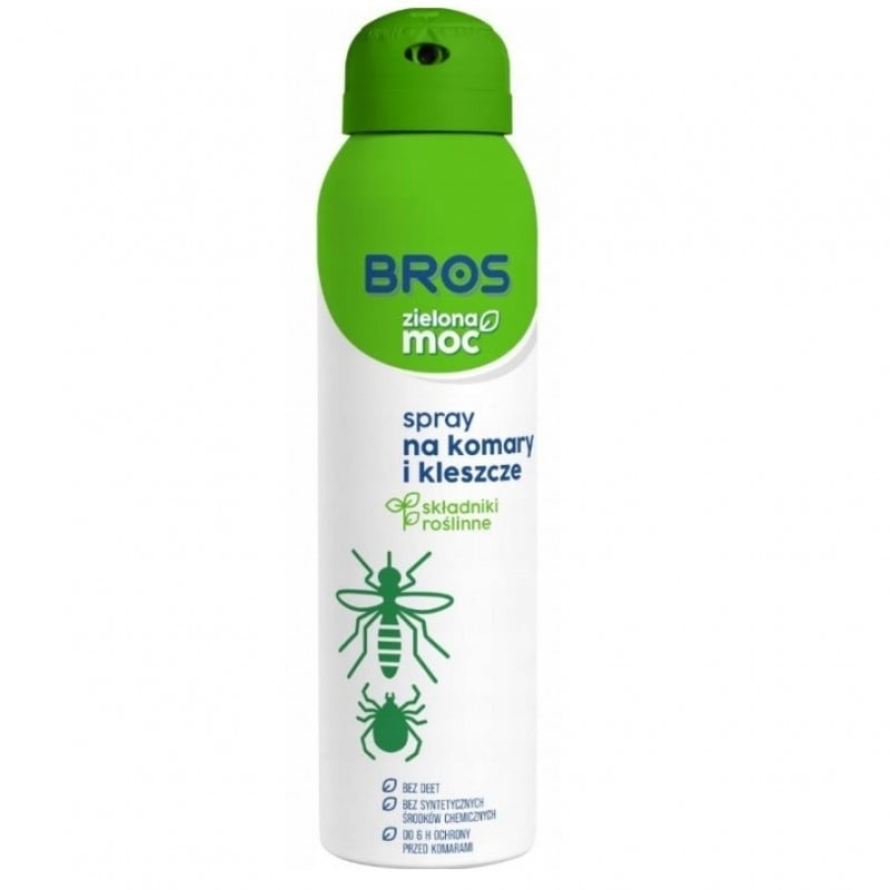 Spray na komary i kleszcze BROS Zielona Moc 90 ml