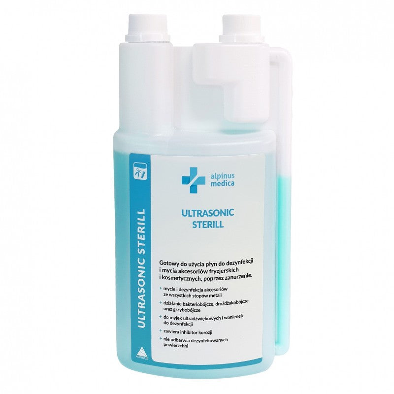 Alpinus Medica Ultrasonic Sterill Płyn do dezynfekcji i mycia akcesoriów