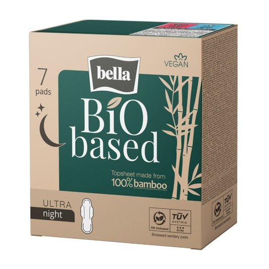 Bella BiO based Ultra Night Ekologiczne podpaski higieniczne