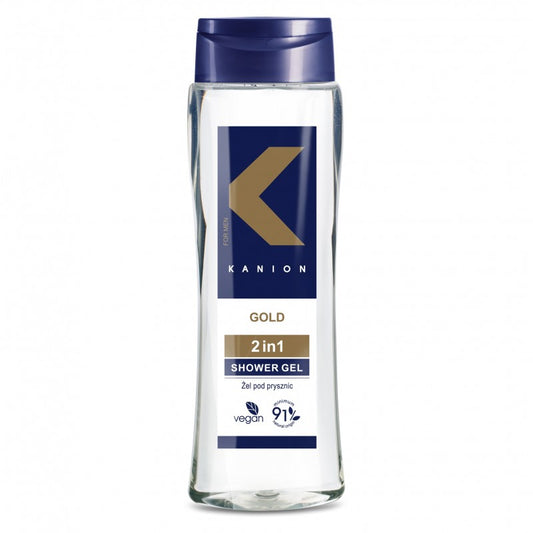 Żel do mycia ciała i włosów 2w1 Kanion Gold dla mężczyzn 400 ml