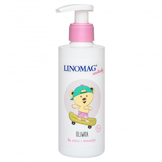Oliwka pielęgnacyjna dla dzieci i niemowląt 200ml Linomag