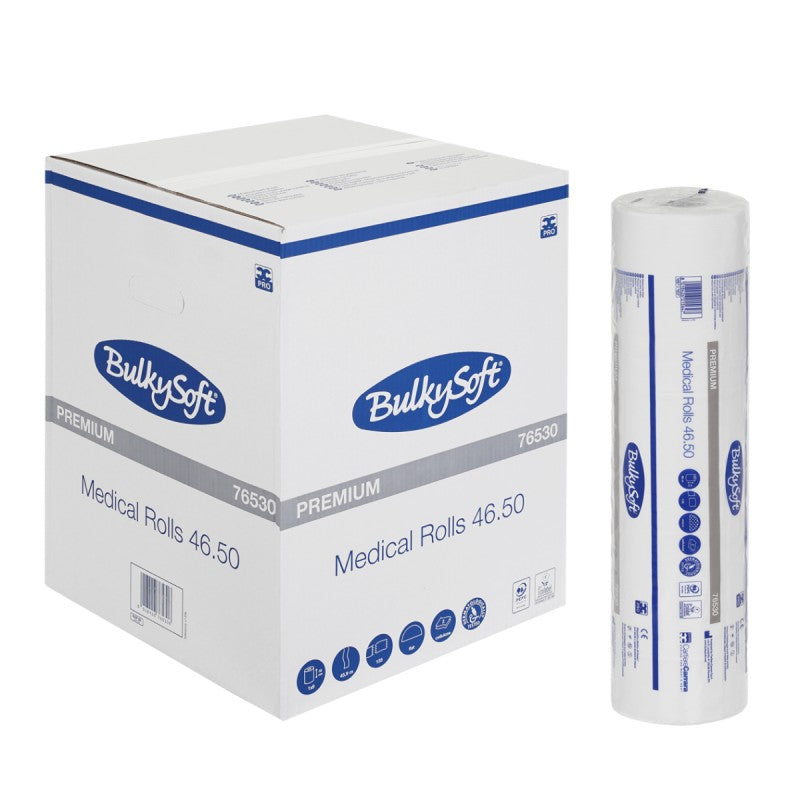 Podkład medyczny na rolce, celulozowy BulkySoft Premium
