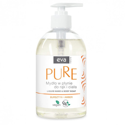 Mydło w płynie do rąk PURE Bursztyn Eva Natura 500 ml