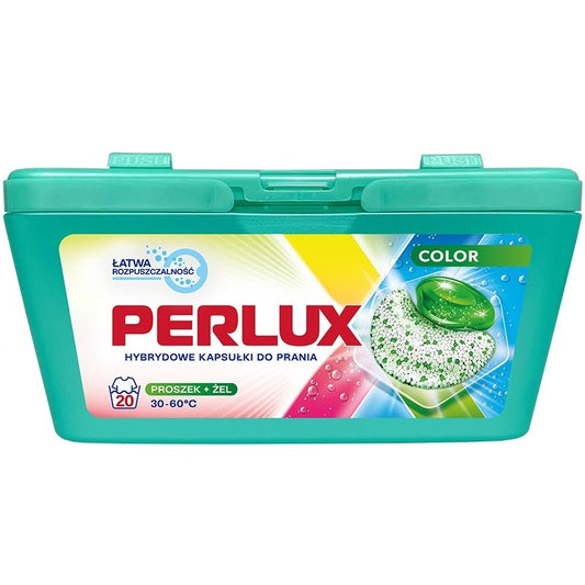 Kapsułki do prania kolorów PERLUX Color PLUS 20 szt.