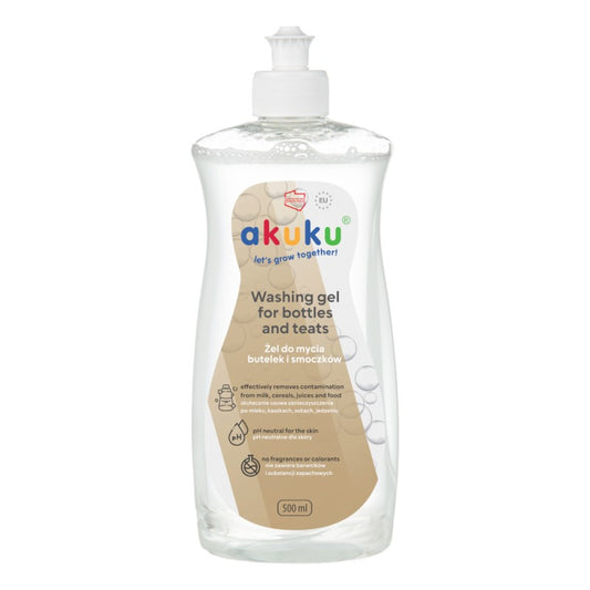 Żel do mycia butelek i smoczków Akuku 500 ml