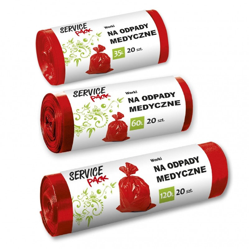 Worki na odpady medyczne Service Pack
