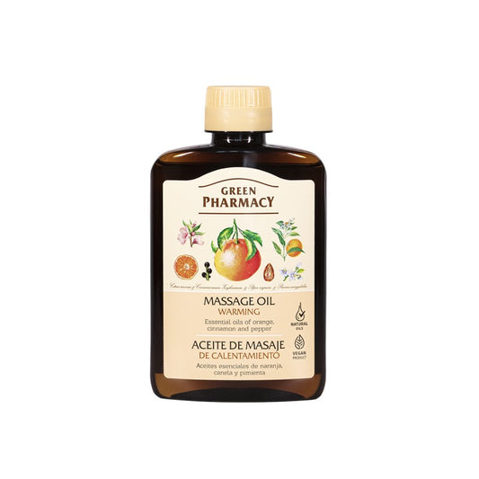 Rozgrzewający olejek do masażu Green Pharmacy 200 ml