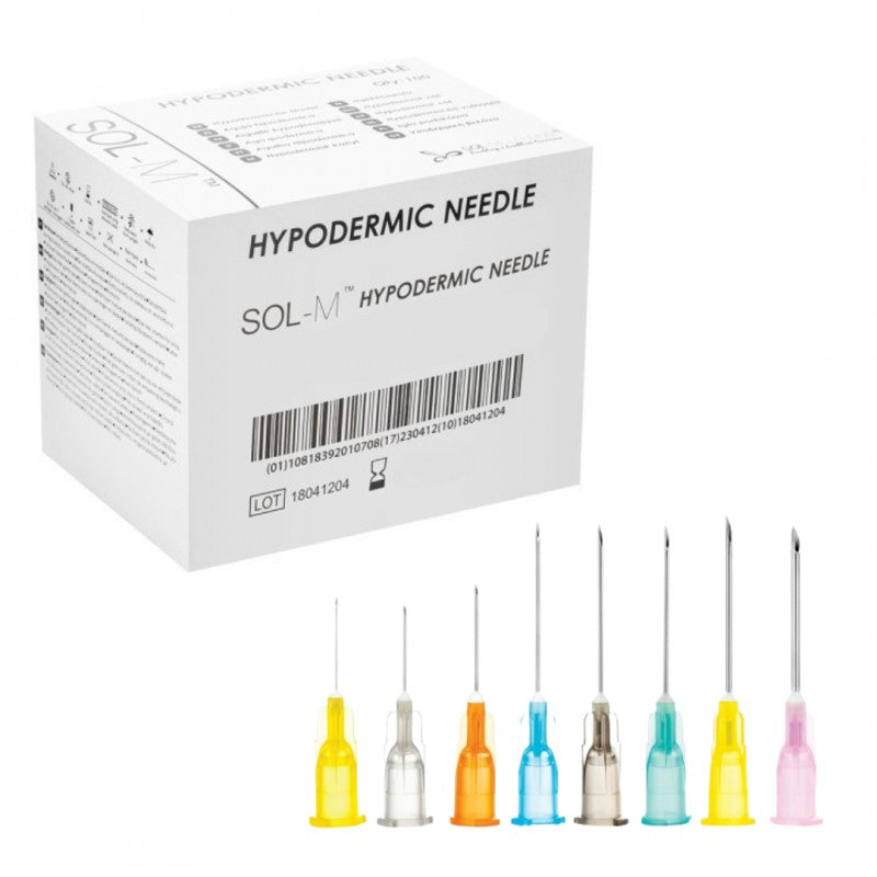 Igły do strzykawek Hypodermic SOL-M 100 szt.
