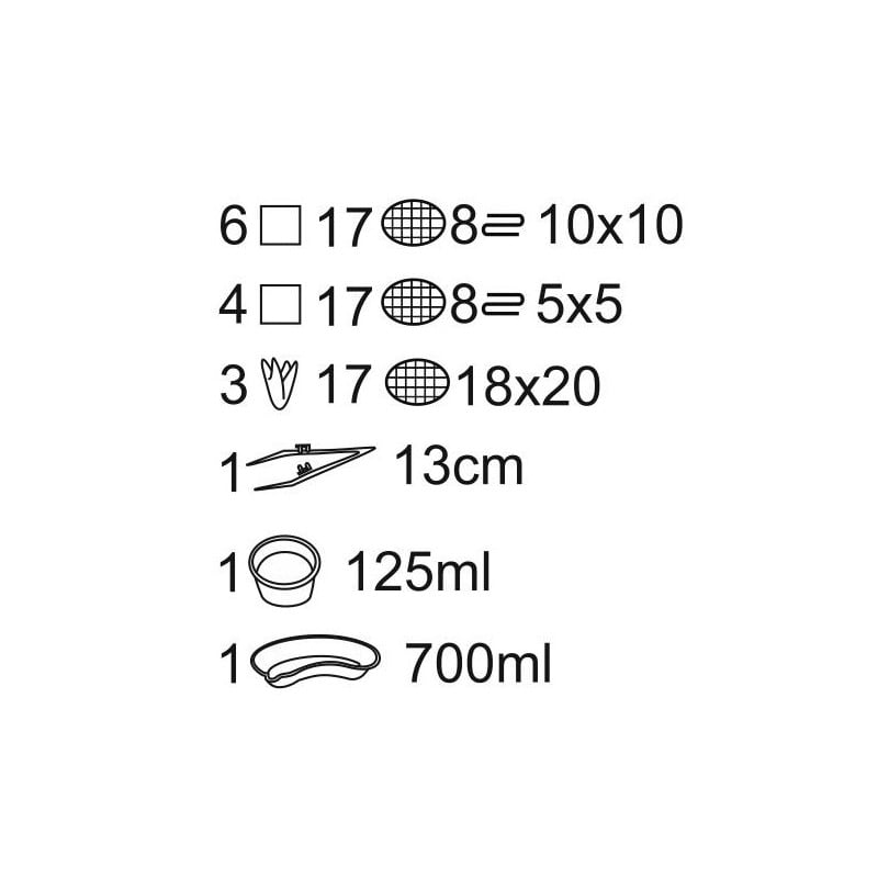 Matoset Uniwersalny zestaw zabiegowy Torebka papierowo-foliowa