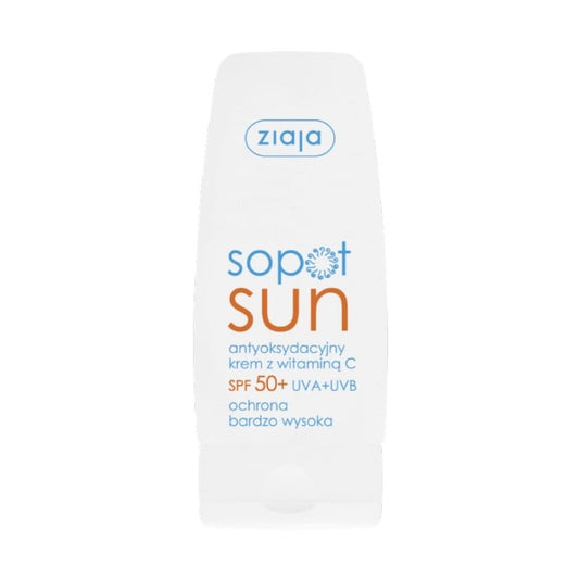 Antyoksydacyjny krem z witaminą C SPF 50+ Ziaja Sopot Sun 50 ml