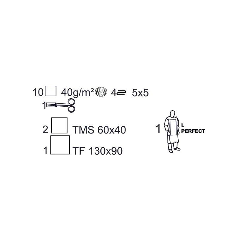 Matoset Uniwersalny zestaw zabiegowy Torebka papierowo-foliowa