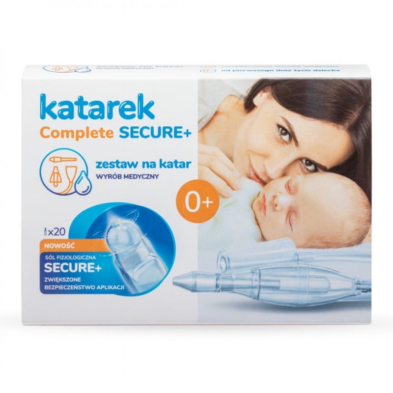 Aspirator Katarek Complete SECURE + 20 ampułek NaCl