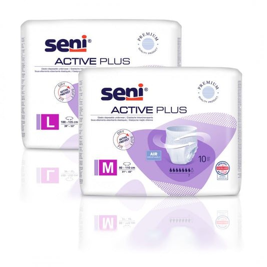 Majtki chłonne Seni Active Plus zakładane jak bielizna