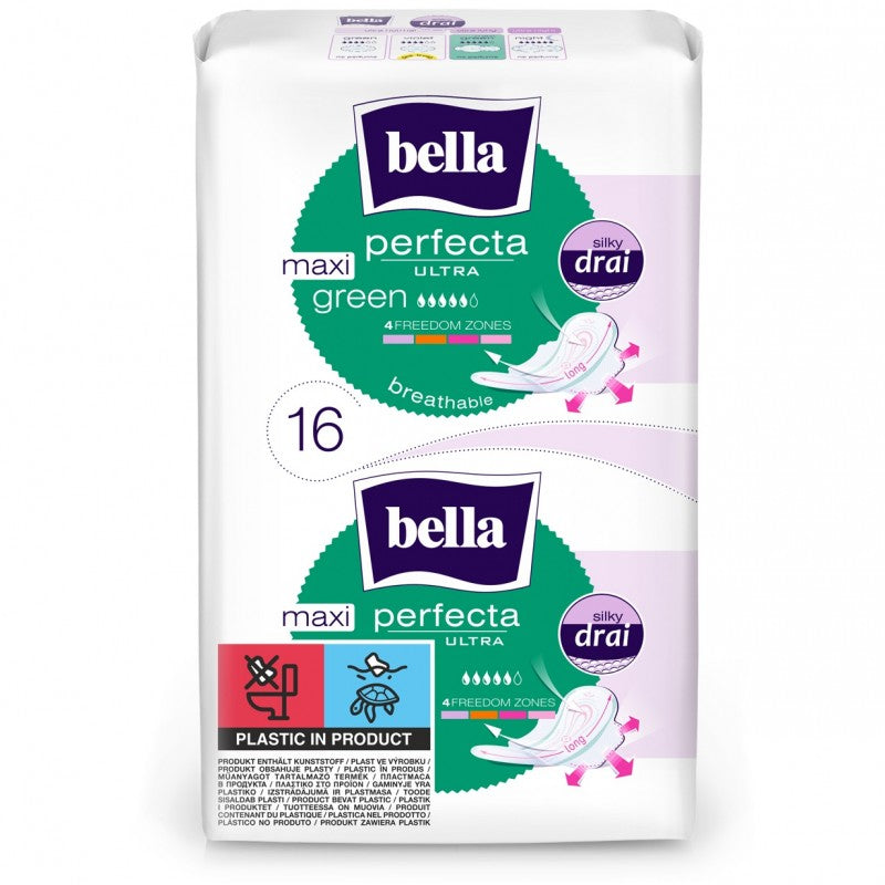 Podpaski higieniczne Bella Perfecta Ultra Maxi Green