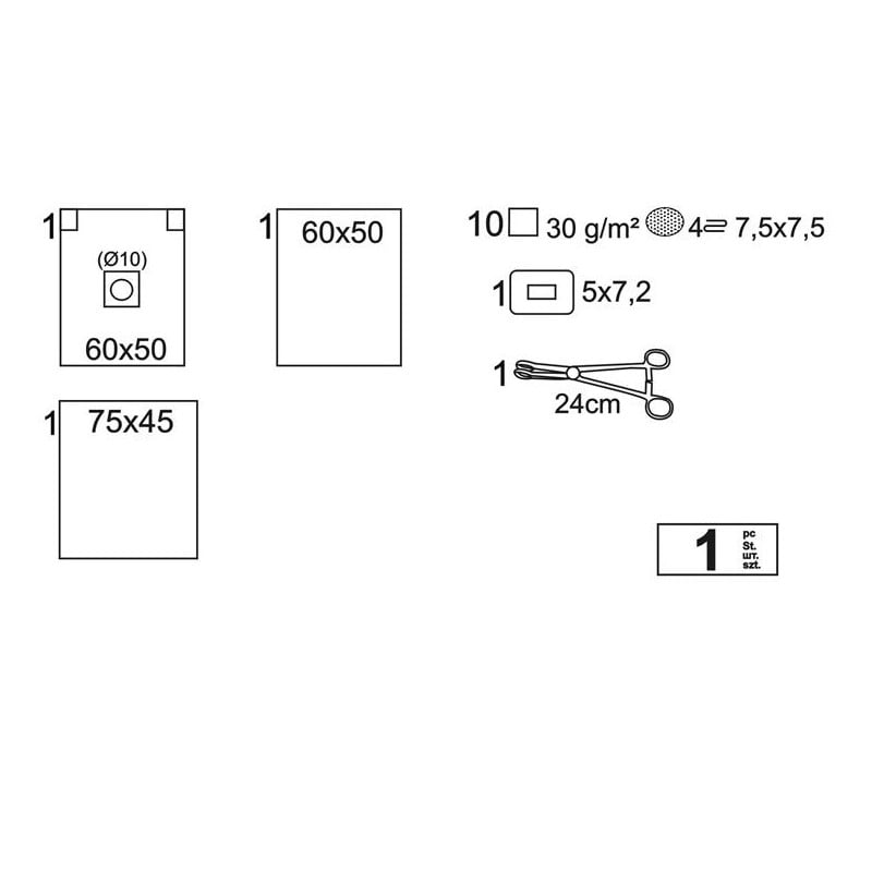 Matoset Zestaw do wkłucia lędźwiowego Torebka papierowo-foliowa