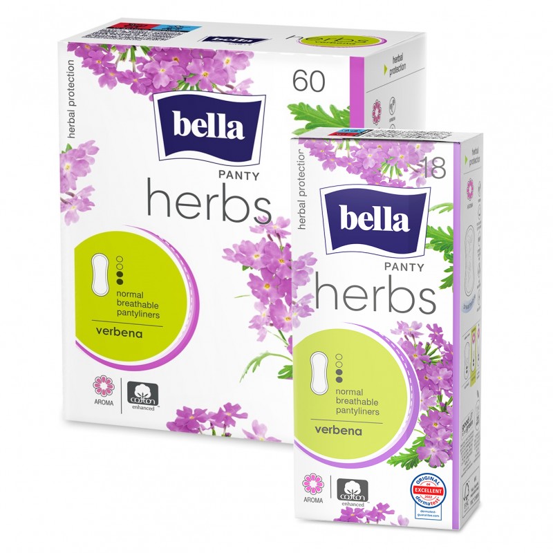 Wkładki higieniczne Bella Herbs z werbeną