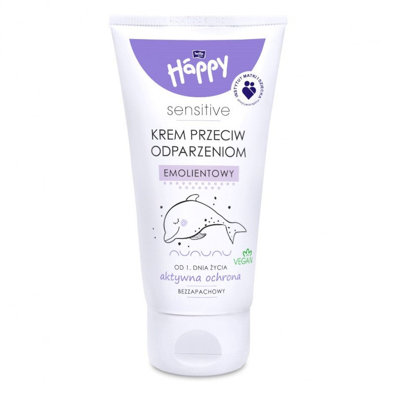 Emolientowy krem przeciw odparzeniom Happy Sensitive 75 ml