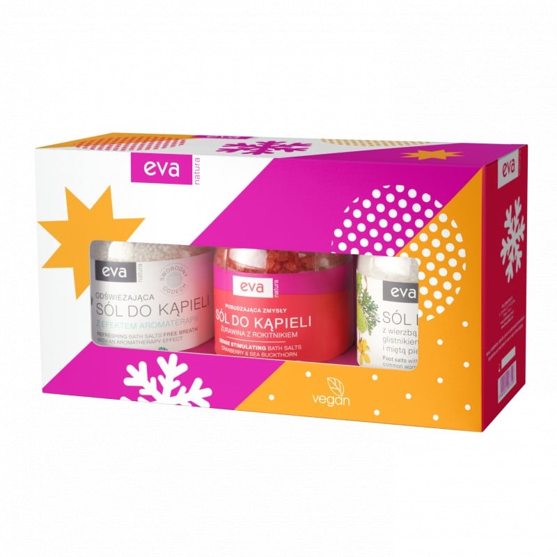Zestaw świąteczny Sole do kąpieli Eva Natura