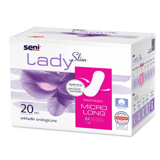 Wkładki urologiczne dla kobiet Seni Lady Slim Micro Long